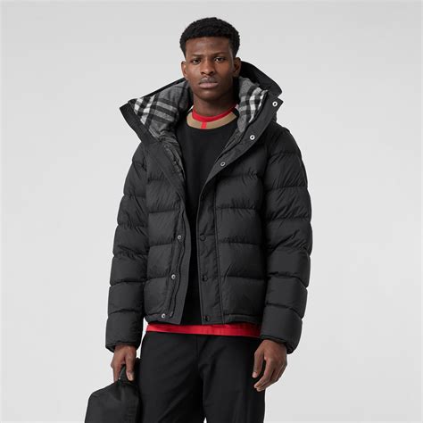 burberry hooded puffer coat|burberry puffer jacket men's.